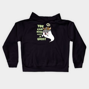 Original Cute Kawaii Funny Halloween Boo Ghost Meme Kids Hoodie